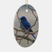 Gebirgsdrossel Keramik Ornament (Rechts)