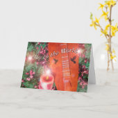 Gebirgsdulcimer-Weihnachtsgrußkarte Karte (Gelbe Blume)