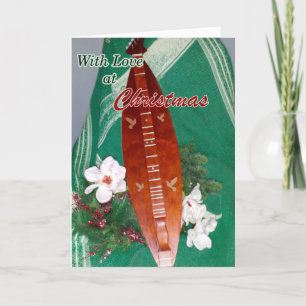 Gebirgsdulcimer-Weihnachtskarte Karte