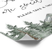 Gebirgsdusche Babys sind süße Leckerei Poster (Ecke)