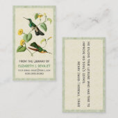 Gebirgsedelstein-Kolibri-personalisierte Visitenkarte (Vorne/Hinten)