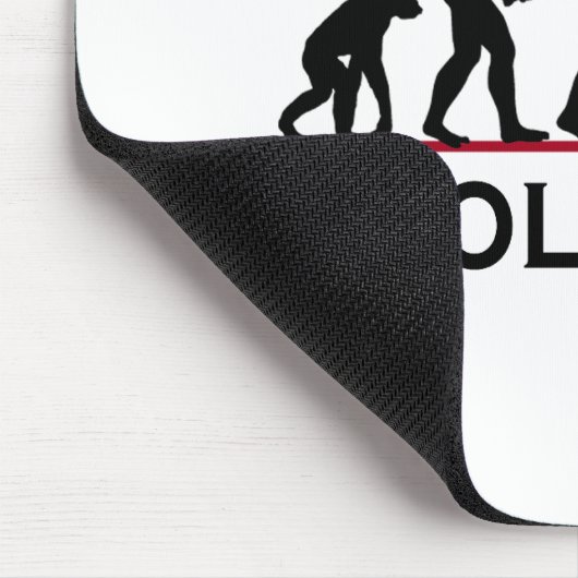 Gebirgsfahrrad-Evolution Mousepad (Ecke)