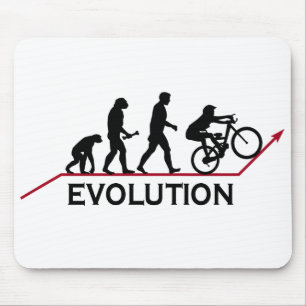 Gebirgsfahrrad-Evolution Mousepad