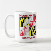 Gebirgsfahrrad-Maryland-Kaffee-Tasse Tasse (Links)