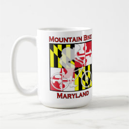 Gebirgsfahrrad-Maryland-Kaffee-Tasse Tasse