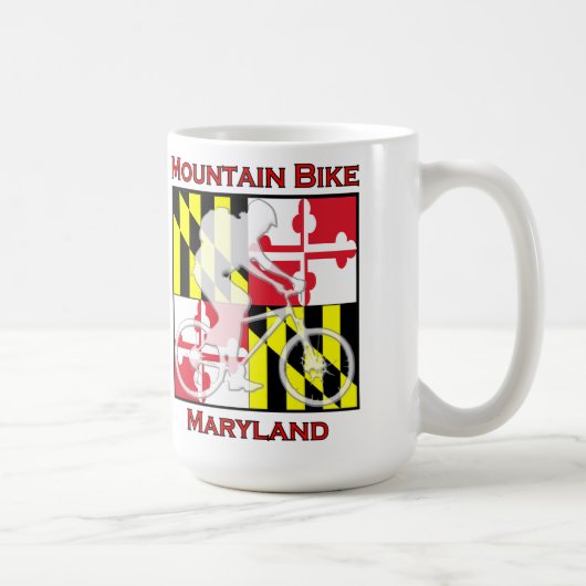 Gebirgsfahrrad-Maryland-Kaffee-Tasse Tasse (Rechts)