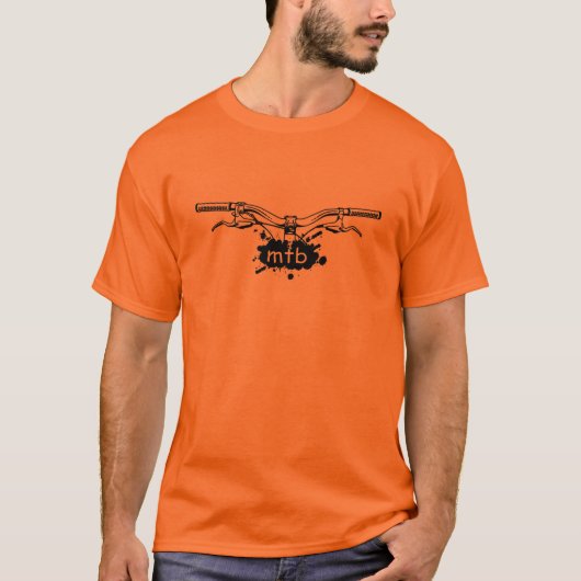 Gebirgsfahrrad-Teil-T - Shirt (Vorderseite)