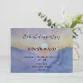 Gebirgsfest-Geburtstagsparty Einladung (Stehend Vorderseite)