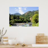 Gebirgsfluss Print Poster (Küche)