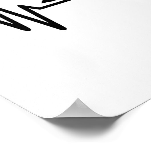 Gebirgsfrequenz Poster (Ecke)