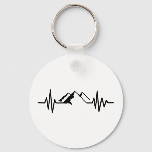 Gebirgsfrequenz Schlüsselanhänger (Vorderseite)