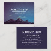 Gebirgsfrüchte Silhouette Custom Visitenkarte (Vorne/Hinten)