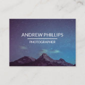 Gebirgsfrüchte Silhouette - Gewohntes Geschäft Visitenkarte (Vorderseite)