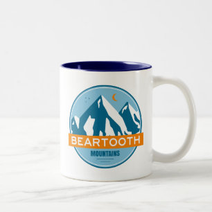 Gebirgsgebirge Motana Wyoming Zweifarbige Tasse