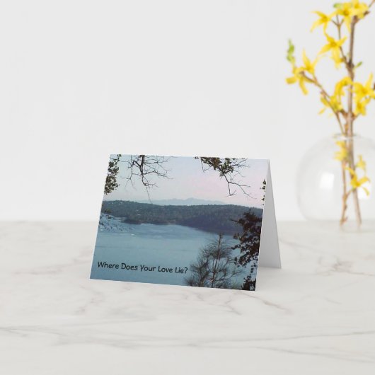 Gebirgsgedicht-inspirierend Karte (Gelbe Blume)