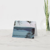 Gebirgsgedicht-inspirierend Karte (Vorderseite)