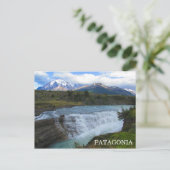 Gebirgsgewässer von Patagonien Postkarte (Stehend Vorderseite)