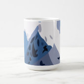Gebirgsgipfel Natur Kaffeetasse (Mittel)