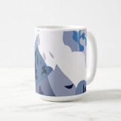 Gebirgsgipfel Natur Kaffeetasse (VorderseiteRechts)