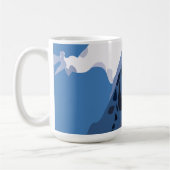 Gebirgsgipfel Natur Kaffeetasse (Links)