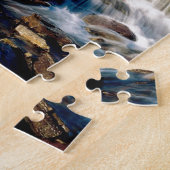 Gebirgsgletscher-Park Montana Puzzle (Seite)