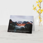 Gebirgsgrußkarte Karte (Gelbe Blume)