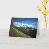 Gebirgsgrußkarte Karte (Gelbe Blume)