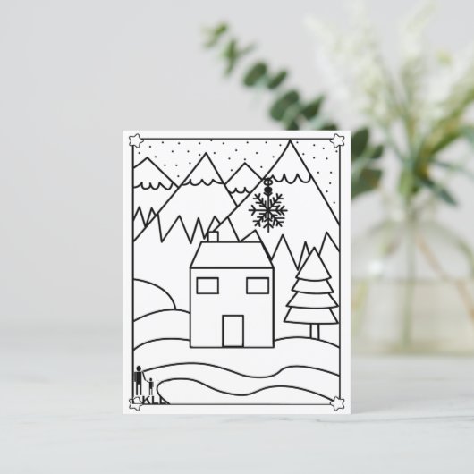 Gebirgshäuser - Farbseiten (Stehend Vorderseite)