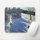Gebirgshütte Morzine Mousepad (Mit Mouse)