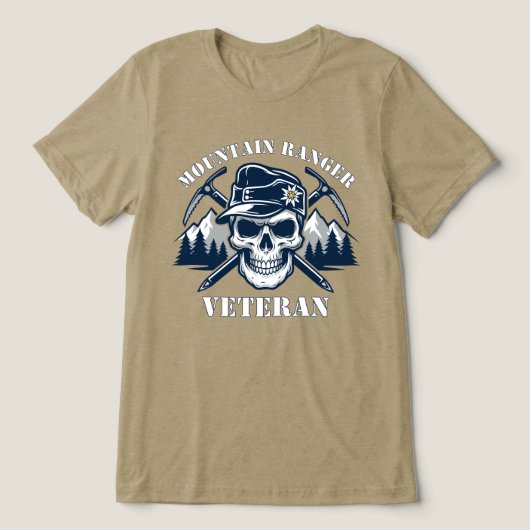 Gebirgsjäger Tri-Blend Shirt (Design Vorderseite)