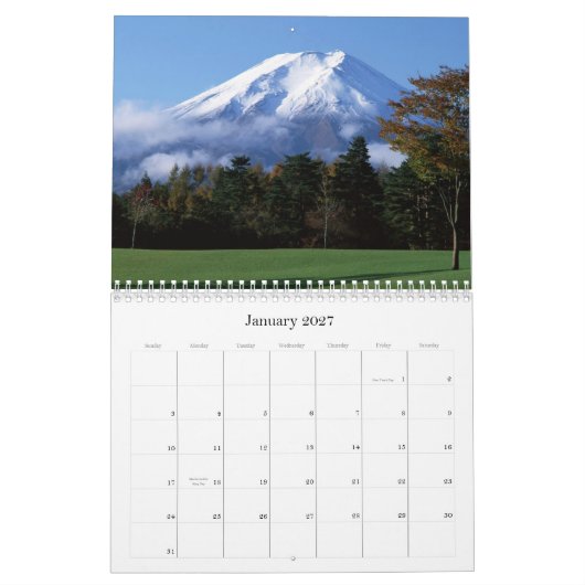 Gebirgskalender 2 kalender (Jan 2027)