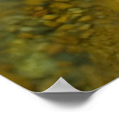 Gebirgskaskade Poster (Ecke)