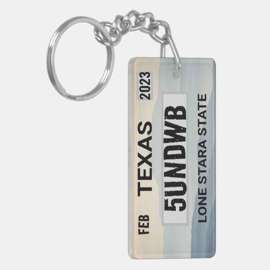 Gebirgskennzeichen Schlüsselanhänger (Vorderseite links)