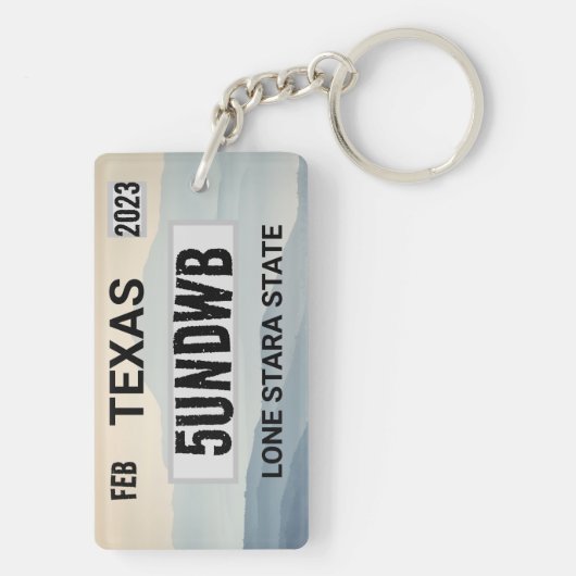 Gebirgskennzeichen Schlüsselanhänger (Rückseite)