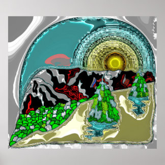 Gebirgskette 14 poster