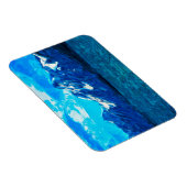 Gebirgskette Abstrakter Impressionismus Magnet (Rechte Seite)