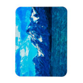 Gebirgskette Abstrakter Impressionismus Magnet (Vertikal)