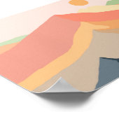 Gebirgskette Poster (Ecke)