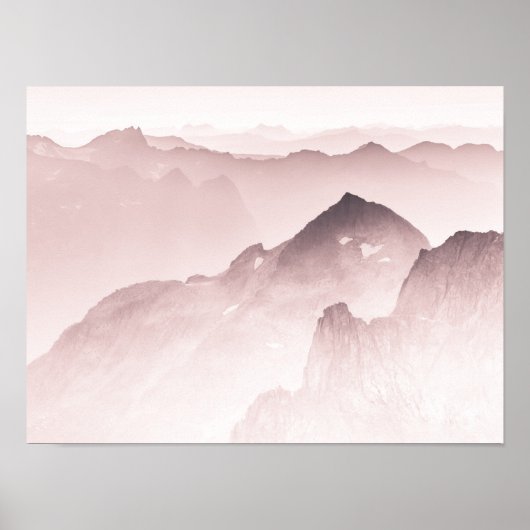 Gebirgskette Poster (Vorne)