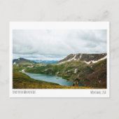 Gebirgskette Postkarte (Vorderseite)