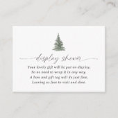 Gebirgskiefernspießerdusche Begleitkarte (Vorderseite)