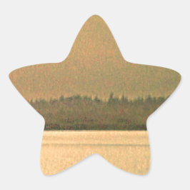 Gebirgskunst 37319a2 Schottlands Cairngorm jGibney Stern-Aufkleber