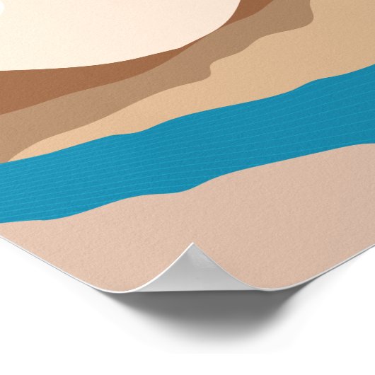 Gebirgskunst Poster (Ecke)