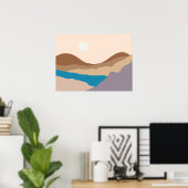 Gebirgskunst Poster (Heimbüro)