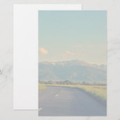Gebirgslandschaft Briefpapier (Vorne/Hinten)