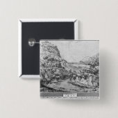 Gebirgslandschaft Button (Vorne & Hinten)