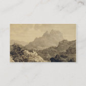 Gebirgslandschaft, c.1780 (Grau und Braunwäsche Visitenkarte (Rückseite)