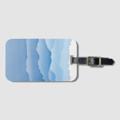 Gebirgslandschaft | die Schweiz Gepäckanhänger (Vorderseite (Horizontal))