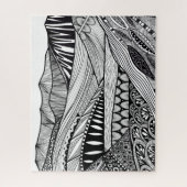 Gebirgslandschaft in Dutzend Farben Puzzle (Vertikal)