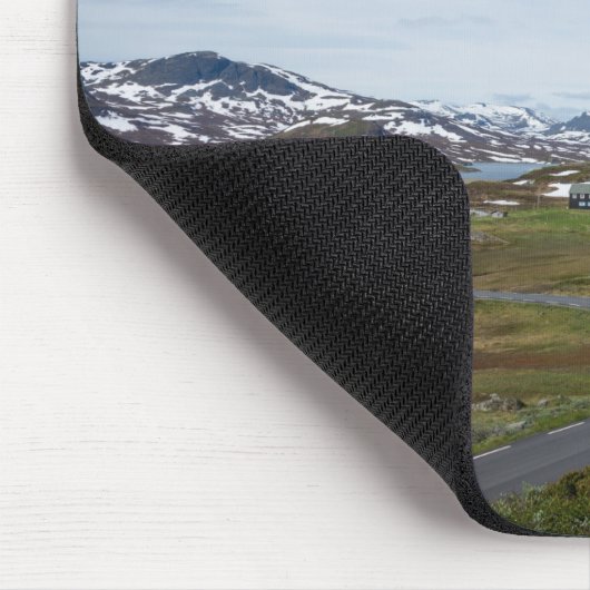 Gebirgslandschaft in Norwegen mousepad (Ecke)